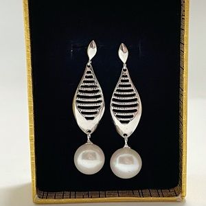 Authentic Freshwater pearl earrings
